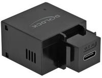 Delock Keystone Modul mit USB Type-C&trade; Ladebuchse 2,1 A schwarz