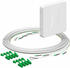 Kaiser Elektro Teilnehmeranschluss (Gf-TA) E3S Connect®, Aufputz, 4xF, LC/APC DX Gf-GV