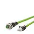 Metz Connect Verbindungsleitung M12 B-RJ45 S 8-pol X-kodiert gerade-gerade 1 m (142M2X25010)