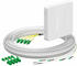 Kaiser Elektro Teilnehmeranschluss (Gf-TA) E3S Connect®, Aufputz, 4xF, LC/APC DX HÜP
