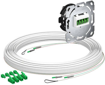 Kaiser Elektro Teilnehmeranschluss (Gf-TA) E3S Connect®, Unterputz, 2xF, LC/APC QD L=20m Gf-GV (4250031)
