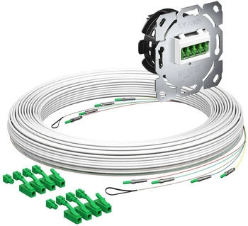 Kaiser Elektro Teilnehmeranschluss (Gf-TA) E3S Connect&reg;, Unterputz, 4xF, LC/APC QD L=40m Gf-GV (4250082)