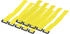 LogiLink Klettband mit Schlinge 300 x 20 mm gelb 10er-Pack