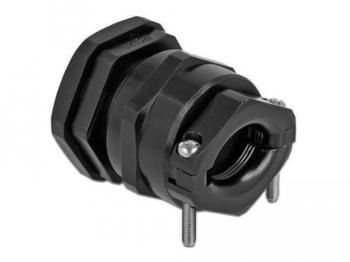 DeLock 60361 Kabelverschraubung PG29 mit Zugentlastung und Biegeschutz sw