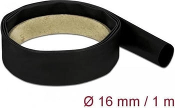 DeLock Schrumpfschlauch 1 m x 16 mm schwarz (18976)