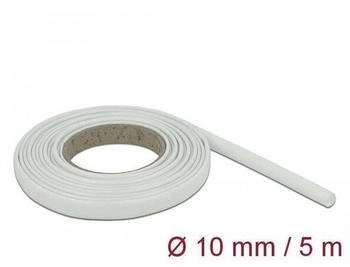 DeLock 18935 Schutzschlauch Glasfasergeflecht 5 m x 10 mm wei&szlig;