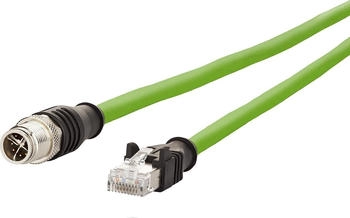 Metz Connect 142M2X15010 M12-RJ45 Verbindungsleitung 1 m