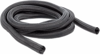 DeLock 18856 Geflechtschlauch selbsteinrollend 2 m x 25 mm schwarz