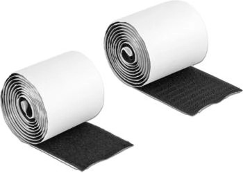 DeLock 19063 Klettband selbstklebend 1 m x B 50 mm schwarz