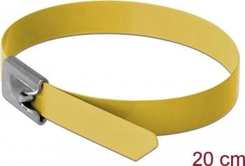 DeLock Kabelbinder 20cm Gelb (Packung mit 10) (18789)