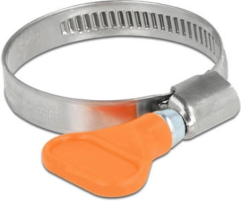 DeLock 19516 Schlauchschellen mit Fl&uuml;gelmutter 30 45 mm 5 St&uuml;ck Edelstah