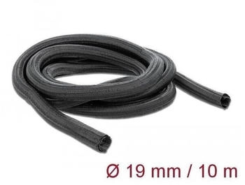 DeLock 19046 Geflechtschlauch selbstschlie&szlig;end 10 m x 19 mm schwarz
