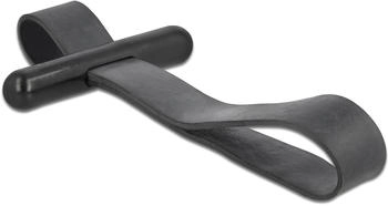 DeLock 18337 Kabelbinder mit Gummischlaufe schwarz