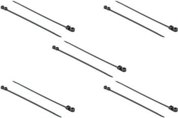 DeLock 18953 Kabelbinder verschraubbar 400 x 7,6 mm schwarz 10 Stk