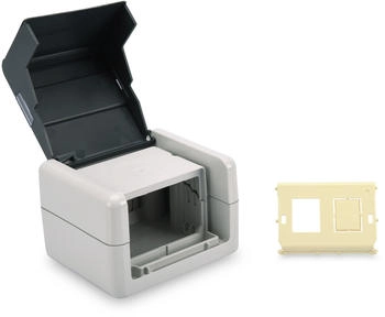 Digitus Netzwerkdose Aufputz Grau (DN-93844-OD-2)
