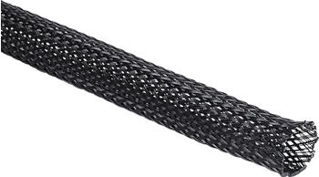 HellermannTyton HT 170-80250 Kunststoff-Geflechtschlauch &Oslash; 25mm schwarz 10 m