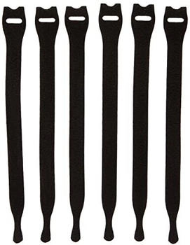 Velcro VEL-EC60388 Klettkabelbinder zum Bündeln Haft- und Flauschteil (L x B) 200mm x 12mm Schwar