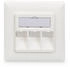 Digitus DN-93821 Keystone-Halterung 3-fach weiß