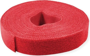 Value Klettband auf Rolle 10mm rot 25 m Kennzeichnung und Befestigung (25.99.5253)