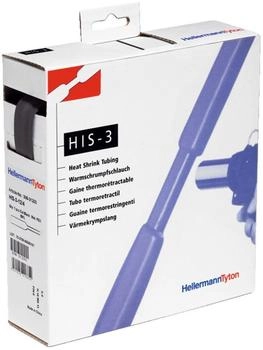 HellermannTyton Schrumpfschlauch schwarz 3:1 1,5/0,5 mm 10m (308-30150)