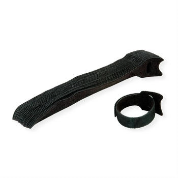 Value Klettkabelbinder zum Bündeln 15 cm x 20 mm Schwarz (25.99.5240)