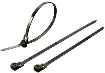 TRU Components 1592878 TC-HV250S203 Kabelbinder 250mm 4.50mm Natur Lösbar 100St.