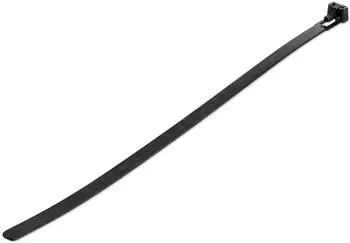 StarTech Kabelbinder 10"(25cm) Reusable Cable Ties 1/4"(7mm) wide 2-1/2"(65mm) Dia. 50lb(22k (CBMZTRB10BK)