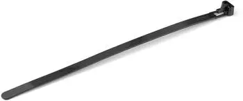 StarTech Kabelbinder 20cm(8") Reusable Cable Ties 7mm(1/4") wide 50mm(1-7/8") Dia. 22kg(50lb (CBMZTRB8BK)