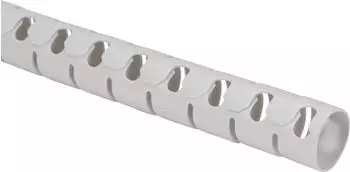 HellermannTyton Kabelschutz + Kabelführung Schutzschlauch längsgeteilt 27 mm grau (200 cm) (HWPP25/2-GY)