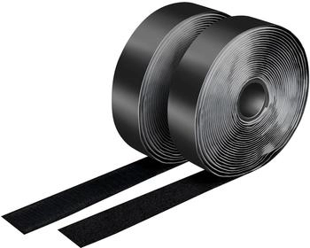 LogiLink Klettband-Set 2er Set 25 mm x 5 m schwarz (KAB0080)