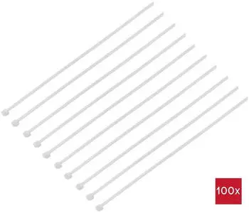 TRU Components TC-BT-370-7.6-N Kabelbinder 370mm 7.6mm Natur chemische Beständigkeit 100St.