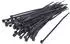 TRU Components TC-BT-1000-12.4-UVB Kabelbinder 1000mm 12.4mm Schwarz UV-Witterungsstabil 100St.