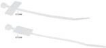 ACT CT1310 Kabelbinder mit paralleler Einführung Weiß 100 Stück(e) (CT1310)