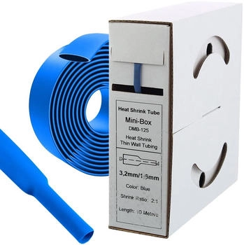 Offgridtec 10m Schrumpfschlauch 3,2mm>1,6 blau (000567)
