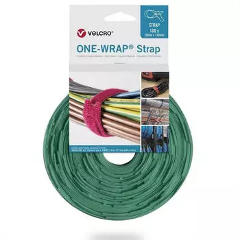 Velcro ONE-WRAP Lösbarer Kabelbinder Polypropylen (PP) - - Grün 150 mm 20 mm 100 Stück(e) (VEL-OW64432)