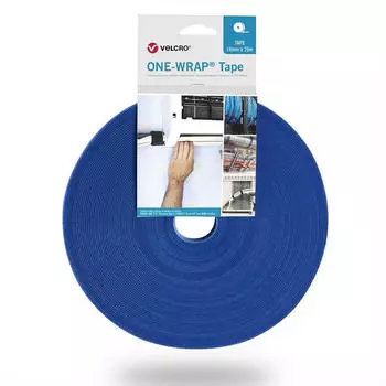 Velcro Kabelbinder One Wrap Band 50 mm breit blau (VEL-OW64181)