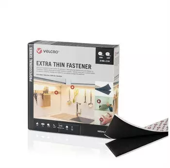 Velcro XThin je25m Hkn&Flschb 50mm Schwz Schwarz (VEL-PS20014)