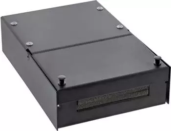 InLine 76202X Anschlussdose Aufputz für 4x Keystone RJ45 Buchse Metall schwarz