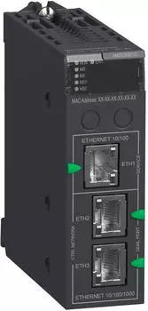 Schneider Electric BMENOC0321C Modicon M580 Stat.-Router-Modul 3 Subnetze EtherNet/IP Modbus TCP EA-Scanner Schutzlackierung