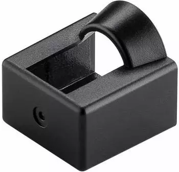 Goobay 72473 Staubschutz f&uuml;r RJ45 Stecker LAN ISDN 10 St&uuml;ck schwarz
