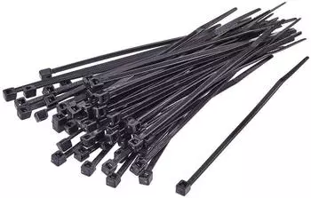 TRU Components TC-BT-180-3.6-UVB Kabelbinder 180mm 3.6mm Schwarz UV-Witterungsstabil 100St.