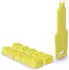 Lindy RJ45-Port-Schlösser (10 Stück) mit Schlüssel Gelb (47900)