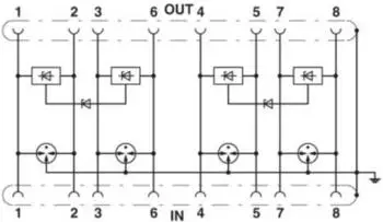 Phoenix Contact 2800763 &Uuml;berspannungsschutzger&auml;t D-LAN-CAT.5-HC DLANCAT5HC