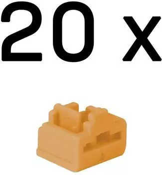 Lindy 47898 RJ45-Portschlösser Orange