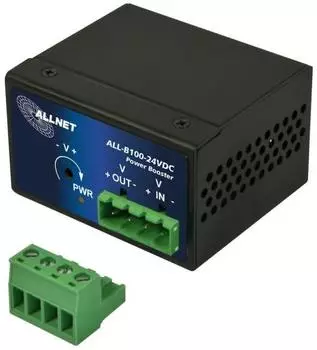 Allnet Power-Booster 24VDC auf 48~55VDC, max. 95W, DIN-Montage (ALL-B100-24VDC)