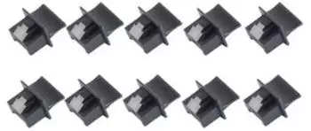 Shiverpeaks Staubschutz f&uuml;r RJ45 Kupplungen schwarz (BS08-01021-10)