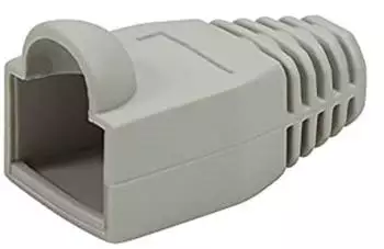 Equip RJ45 Knickschutzt&uuml;llen grau, 100 St&uuml;ck (EQUIP-151177)