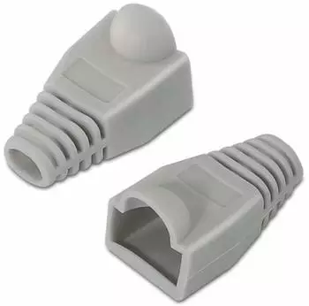 Aisens RJ45-Schutzkappen grau, 10 St&uuml;ck (A140-0306)