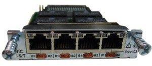 Cisco Systems 4 Port ISDN BRI High-Speed WAN Interface Card (HWIC-4B-S/T=)