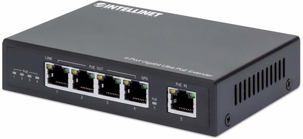Intellinet 4-Port Gigabit PoE-Extender (561617)